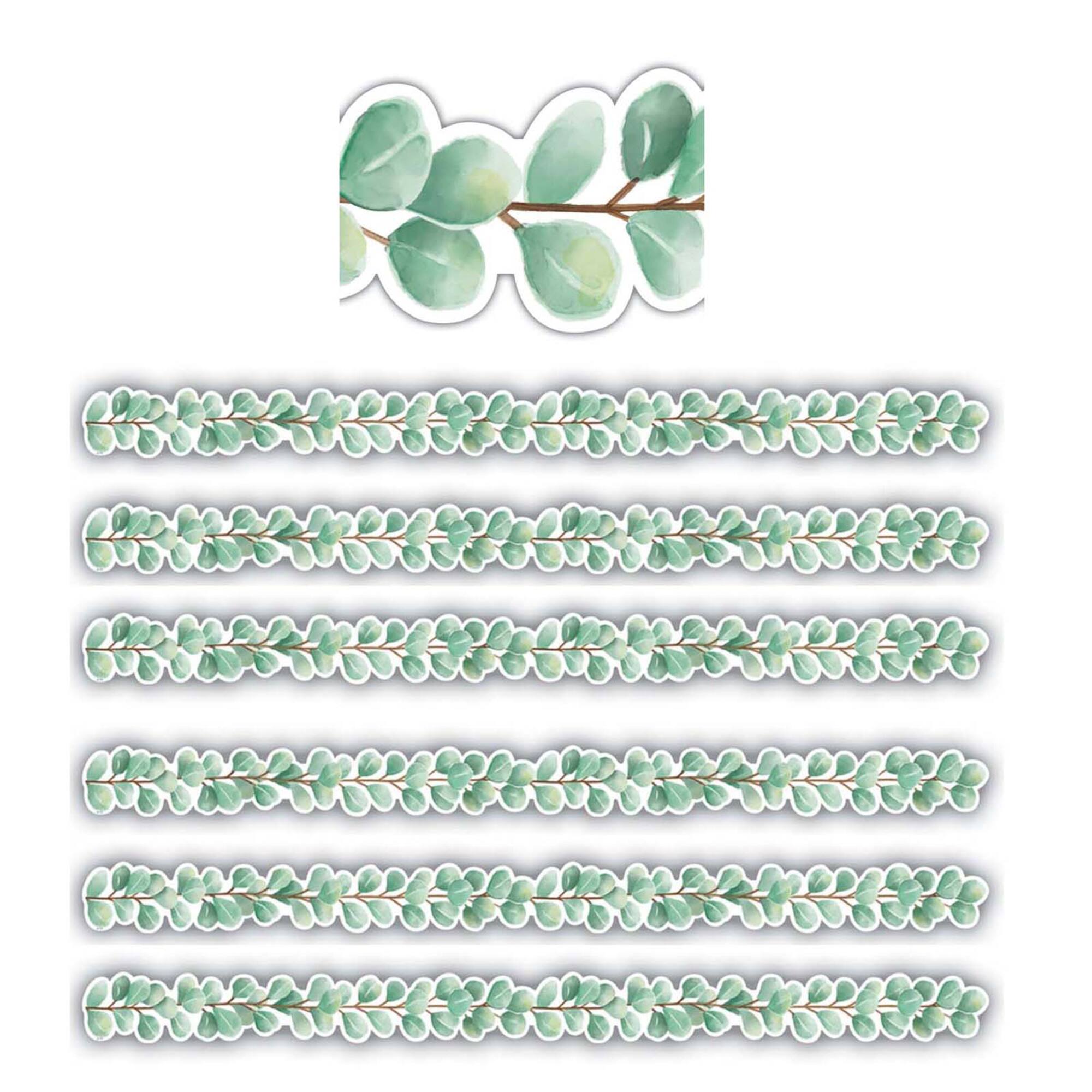 Teacher Created Resources Eucalyptus Border Trim, 210ft.